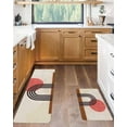thumbnail image 2 of Modern Abstract Art Kitchen Mat Set of 2, Cushioned Anti-Fatigue Kitchen Rugs, Waterproof Non-Slip Kitchen Mat for Floor, Simplicity Durable Kitchen Rugs and Mats for Kitchen & Laundry, 2 of 6