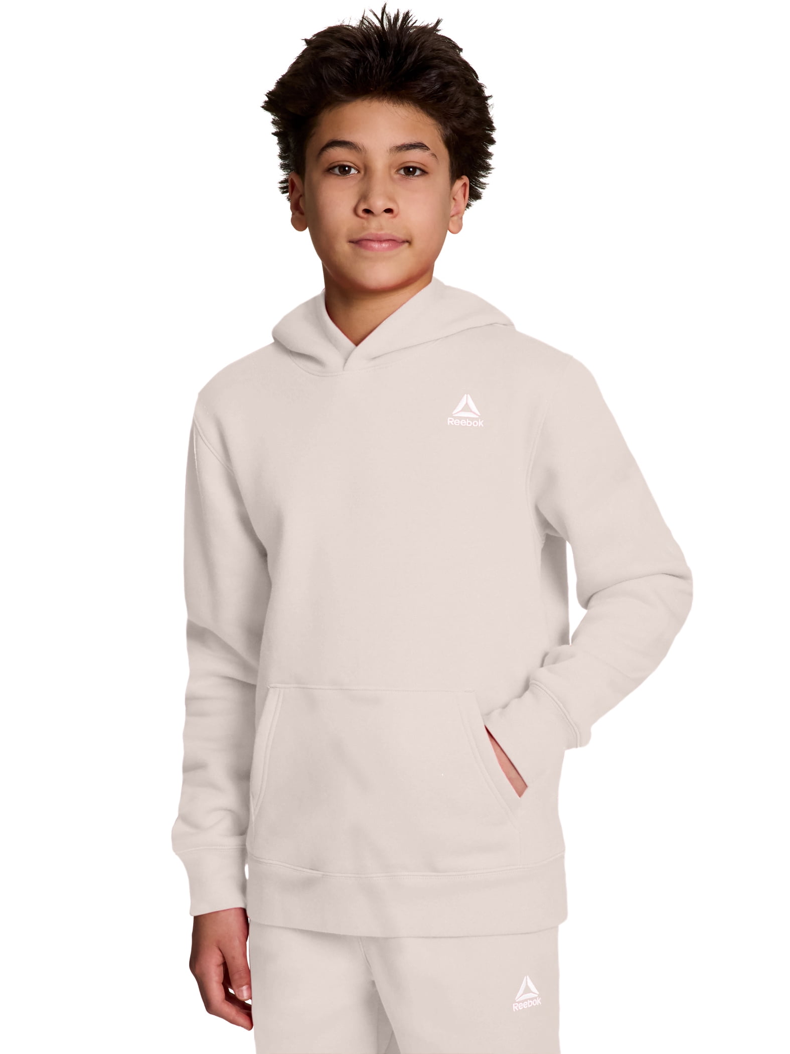 Reebok Boy's Athletic Game Day Fleece Pullover Hoodie, Sizes 4-18