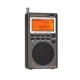 thumbnail image 1 of -747 Radio portátil multibanda FM/MW/SW/SSB/LSB/AIR/CB/VHF/UHF/UBD/Mini radio estéreo de banda completa Rec Gris plateado, Gris plateado, 1 of 5