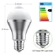 thumbnail image 5 of Sensor De Bombilla Con Movimiento, Bombillas Lideró A Pir Inteligentes E27 De 9W Con Encendido/APAGADO AUTTICO, Luces De Seguridad Para Exteriores, Interiores, Para El Hogar,, 5 of 6
