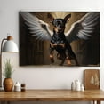 thumbnail image 3 of Miniature Pinscher Gift - Cat or Dog Pet Loss Gift for a Grieving Friend - Pet Remembrance Gift and Sympathy Photo Keepsake, wall paper, kitchen wall décor, 3 of 4