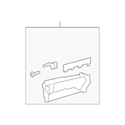 Genuine OE Lexus Glove Box Door - 55550-50320-C0