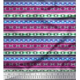 thumbnail image 1 of Soimoi Cotton Jersey Fabric Aztec Geometric Printed Craft Fabric by the Yard 58 Inch Wide, 1 of 1