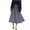 Dark Gray, variant on Turilly Summer Skirts for Women Solid Pleated Midi Skirt Chiffon Lightweight Elegant High Waist Party Skirt