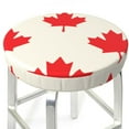thumbnail image 3 of Naloa Happy Canada Day Round Bar Stool Cushion Cover 12-14 inch, Fits Kitchen, Office, Restaurant Chairs - 12 inch, 3 of 7