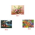 thumbnail image 3 of Homeholiday DIY Flower Scenery Crystal Cross Stitch Living Room Diamond Needlework Bedroom Rhinestones Embroidery Painting, 3 of 8