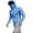 🔥 Light Blue, variant on Solid Hooded Quick Dry Long Sleeve Sun Protection Top for Men Breathable Lightweight Outdoor Shirt Wind Resistant Loose Fit Pullover for Fishing Hiking Summer Outdoor Activities Black S