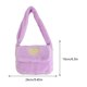 thumbnail image 2 of Bolso de mano peludo para mujer, bandolera suave y esponjosa, bolso de ocio ligero para mujer, 2 of 5