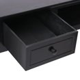 thumbnail image 5 of vidaXL Writing Desk Black 110x45x76 cm Wood, 5 of 5