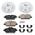 thumbnail image 3 of PowerStop Front Z23 Evolution Sport Carbon-Fiber Ceramic Brake Pad and Drilled & Slotted Rotor Kit Fits: MINI COOPER Select Models K6066, 3 of 10