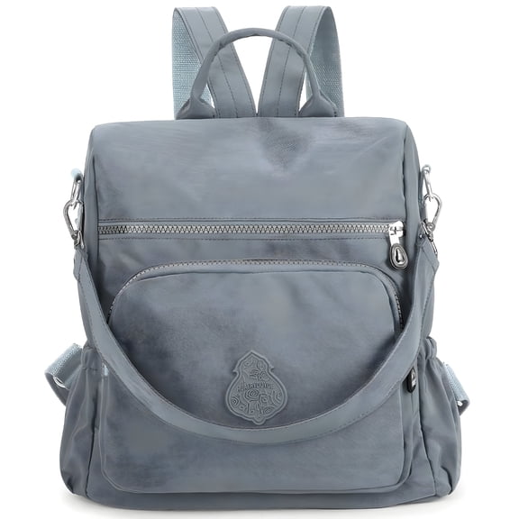 GASTROPOD Small Nylon Travel Backpack Purse Waterproof Shoulder Bag Casual Lightweight Daypack for Women Womens Backpack Purse (Gray)