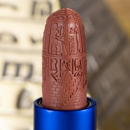 Whats Up Beauty - Egyptian Queen Lipstick - Shade Ankh Clean Cruelty Free Vegan Lip Makeup Rosewood Red