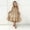 Khaki, variant on CHUOU Kids Little Girls Daily Dress Autumn Long Sleeve Solid Irregular Princess Dress Ruffle Casual Party Dresses Outfits Clothes