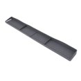 thumbnail image 2 of Estante de especias superior de silicona para estufa, organizador de estante de especias de cocina con 3 particiones funcionales, 30 pulgadas, gris, 2 of 8