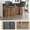 Gray, variant on Accent Chairs Modern Bar Stools Set of 2, Kitchen Island Tall Chairs with Back, Arm, Footrest and Solid Wood Leg, Linen Fabric Upholstered Bar Stools,Fabric Accent Chairs