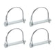 thumbnail image 1 of Uxcell 4 Pcs Pasadores de Acoplador de Remolque, 3/8" x 2.8" Pasador de Seguridad de Alambre Semi Redondo, 1 of 7