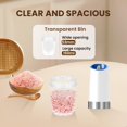 thumbnail image 4 of Dompilc Gravity Electric Salt & Pepper Grinder Set – Battery-Powered (6 AAA Each), Adjustable Roughness, LED Light, 4 of 8