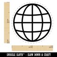 thumbnail image 2 of Globe Planet Earth Symbol Rubber Stamp for Scrapbooking Crafting Stamping - Mini 1/2 Inch, 2 of 7