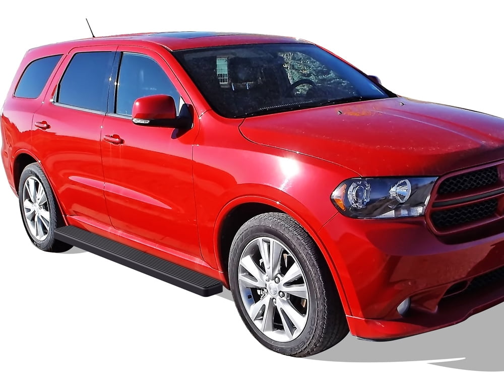 APS Running Boards 5 inches Matte Black Compatible with Dodge Durango 2011-2025 4-Door (Will Not Fit Models With OE Skirt Cladding) (Side Steps Side Bars)