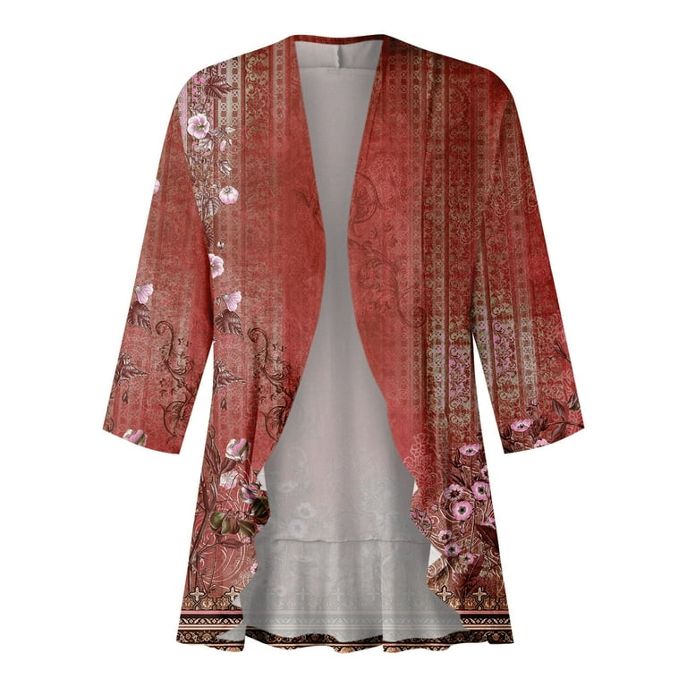 トップス todo SHEER LAYERED LONG CARDIGAN TheMogan Women's Sheer Mesh Long Sleeve Open Front Maxi