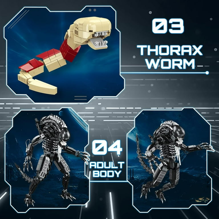 ALIENフィギュアセット Amazon.co.jp: Xenomorph アクションフィギュア 組み立てキット