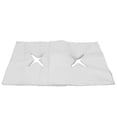 thumbnail image 1 of 100Pcs Face Rest Cover Hole Design Good Water Absorption Breathable Disposable Headrest Cover for Beauty Salons, 1 of 5