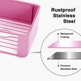 thumbnail image 2 of Shuntong Premium Shower Caddy, Adhesive Bathroom Shower Organizer and Storage, No Drill Shower Shelves for Inside Shower, Rustproof Shower Storage Rack 4 Pack Pink, 2 of 7