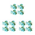 thumbnail image 3 of yingyy 1/2/3 4X Artificial Flower Faux Plant Home Decal Workmanship Multipurpose Long-lasting Exquisite Fake Flowers Wedding Decor Blue 3PCS, 3 of 6