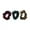 Multicoloured - 900, variant on American Eagle Womens 3-Pack Plaid Hair Scrunchie, Multicoloured