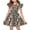 Orange, variant on yuCgh Girls Easter Dress with Flutter Sleeves, A-Line T-Shirt Style Summer Party Dress, Lightweight & Comfortable Easter Dress for Kids,Army Green 110
