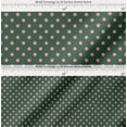 thumbnail image 2 of Soimoi Green Cotton Poplin Fabric Polka Dots Print Fabric by Yard 56 Inch Wide, 2 of 7
