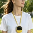 thumbnail image 3 of MMJ USB Neck Hanging Fan Portable Rechargeable 3 Speeds for Student Office Outdoor Cooling, 3 of 8