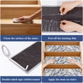 thumbnail image 4 of LOKHOM 15 Pack 8"x30" Abstract Stair Treads for Wooden Steps Indoor Non Slip Stair Carpet for Kids Elders and Pets, Blue, 4 of 8