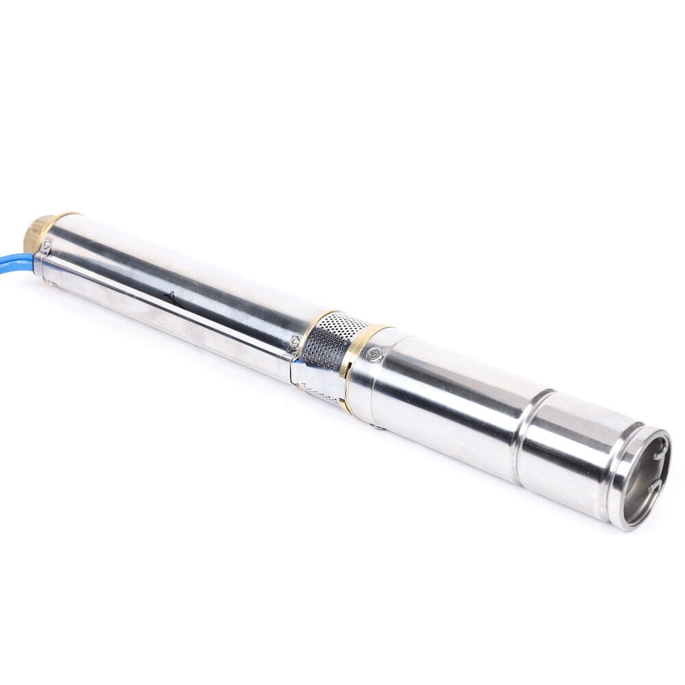 Miumaeov 3'' Solar Deep Well Submersible Pump 48V DC 400W Stainless Steel Water Pump with MPPT Controller 3,000L/H