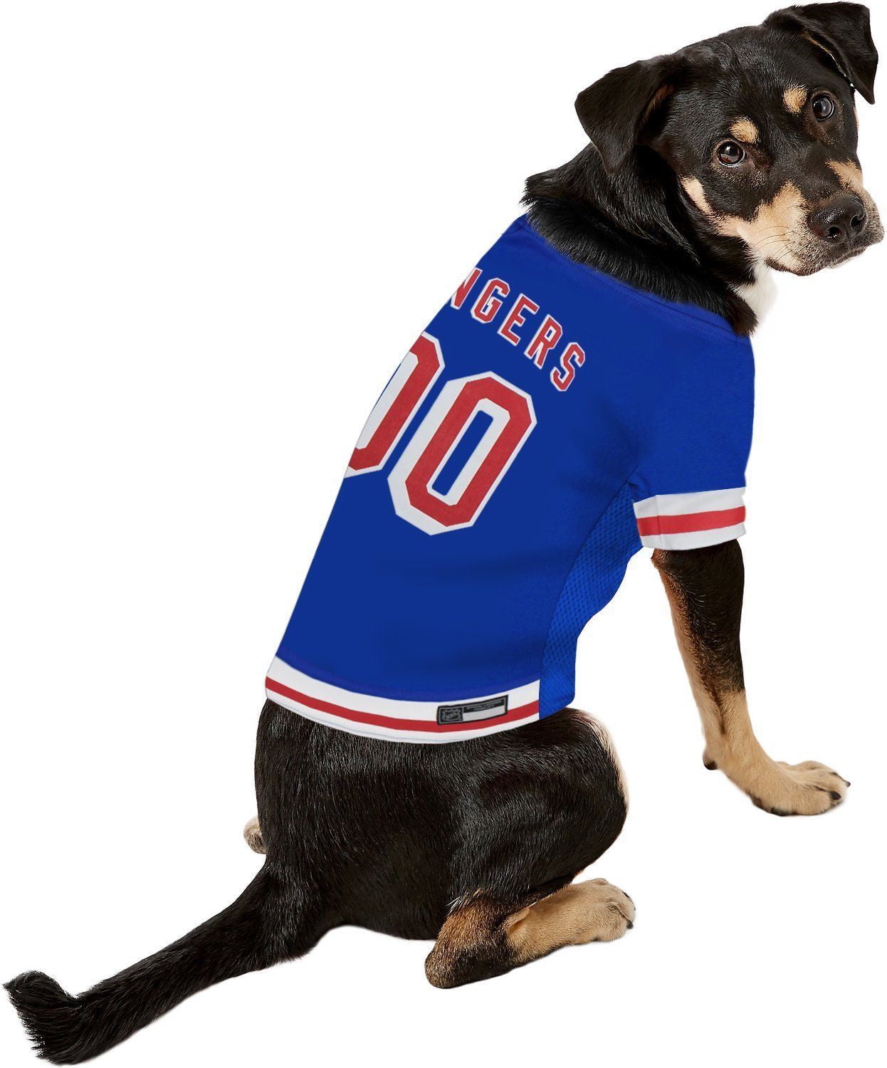 Pets First NHL New York Rangers Mesh Jersey for Dogs and Cats - Licensed