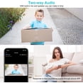 thumbnail image 2 of 【2021 New】 Wireless Video Doorbell Camera, Doorbell Camera Wi-fi with Motion Detector for Home Security, 1080P, 2-Way Audio, 166° Wide Angle, Night Vision, IP65, Chime, Free Cloud Storage, 2 of 9