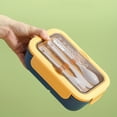 thumbnail image 7 of HOZVOMI Insulated Portable Compartmented Lunch Box for Office Workers and Students, 7 of 7