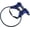blue, variant on Blind Dog Halo Protective Harness for Blind Dogs, Adjustable Safety Ring Aid