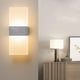thumbnail image 4 of Lámpara de pared LED Luz de pared Interior 12W Iluminación de pared Arriba Abajo AC 230V 750LM Blanco cálido Cepillado para sala de estar Baño Escaleras Namotu LN-2335, 4 of 7