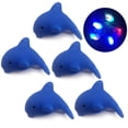 thumbnail image 1 of 5PCS Kids Bath Toy Creative Dolphin Light up Color Changing Shower Toy Water Toy, 1 of 10