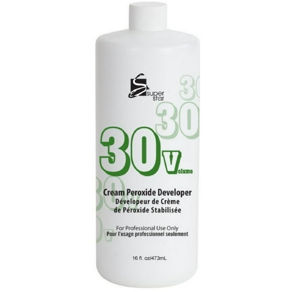 Superstar Stabilized Cream Peroxide Developer 30v Hc-50302 16 oz - (Pack of 1)