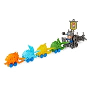 Kid Connection Dragon Car Carrier Playset with Light and Sound, 21 Pieces, Toddler Toys