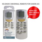 Universal Remote Control for Daikin AC – All-in- Replacement with Same Functions for K S DK Series
