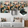 thumbnail image 4 of Designart "Emerald Rose Reality Shift" Abstract Painting Metal Wall Art Prints, 4 of 5