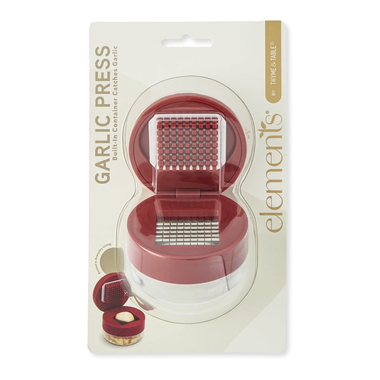 Elements By Thyme & Table 2-in-1 Garlic Press with Container photo 5