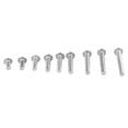 thumbnail image 4 of 662 Pcs Vis de Douille Hexagonale M2.5 SUS304, Vis de Tête de Poêle en Acier Inoxydable, Écrou de Douille, Rondelle Plate, Joint de Ressort, Assortiment de Clés, Vis de Tête de Douille, 4 of 8