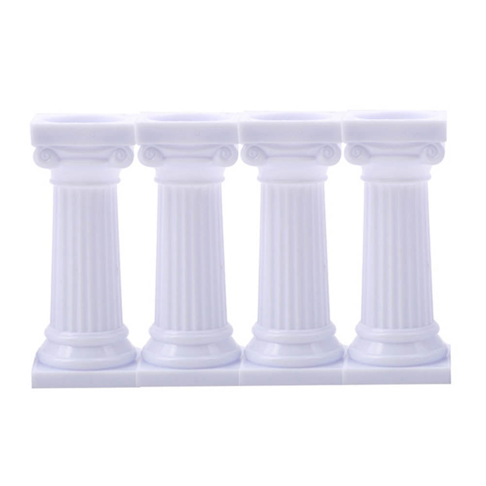 Wilton 4pcs Grecian Pillars Wedding Cake Tier Separator Support Stand Decoration 