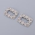 thumbnail image 1 of 2x Crystal Shoe Clip Shoes Buckles, Vintage Wedding, 1 of 8