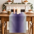 thumbnail image 2 of Table Runner 48 Inches Long for Kitchen Dining, Purple Grey Ombre Dresser Scarf Farmhouse, Dining Table Decorations for Wedding/Parties, Farmhouse Gradient Minimalist 13 x 48 In, 2 of 8