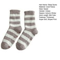 thumbnail image 7 of Mightlink 1 Pair Mid-Tube Non-slip Silicone Bottoms Unisex Socks Autumn Winter Striped Print Floor Socks, 7 of 7